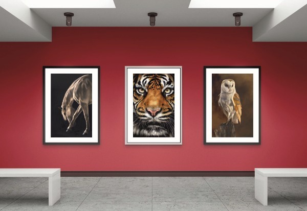 Rachel Stubbs Art Gallery Mock Up Wildlife